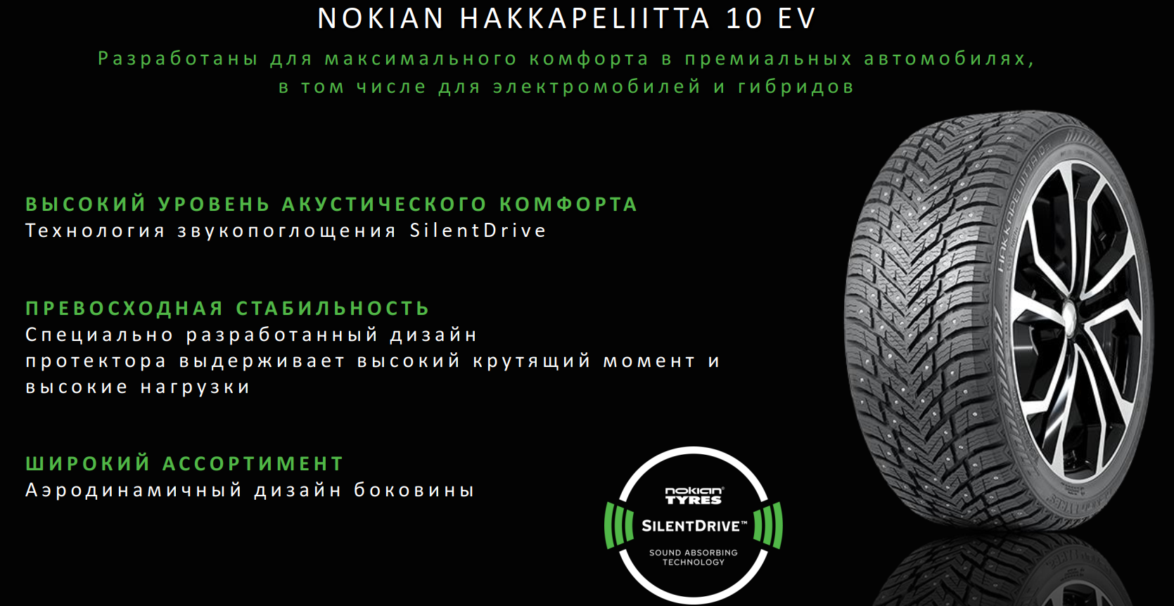 Обзор шин Nokian Hakkapeliitta 10p